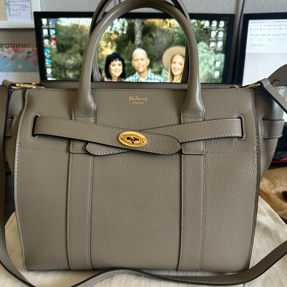 Mulberry Bayswater, small in taupe